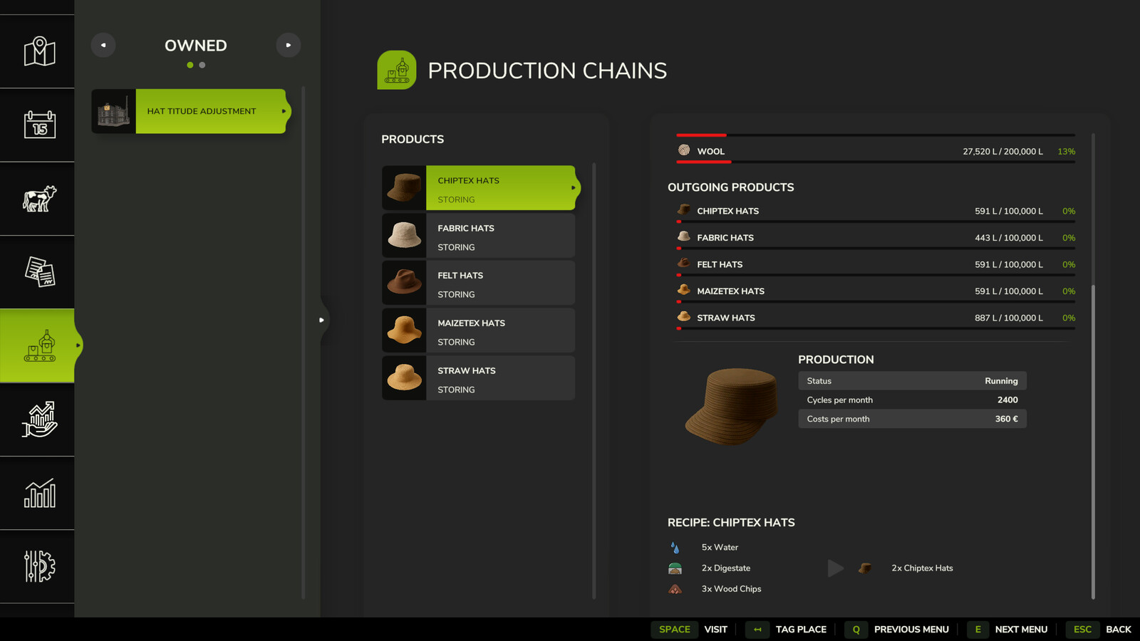 Hat Titude Adjustment