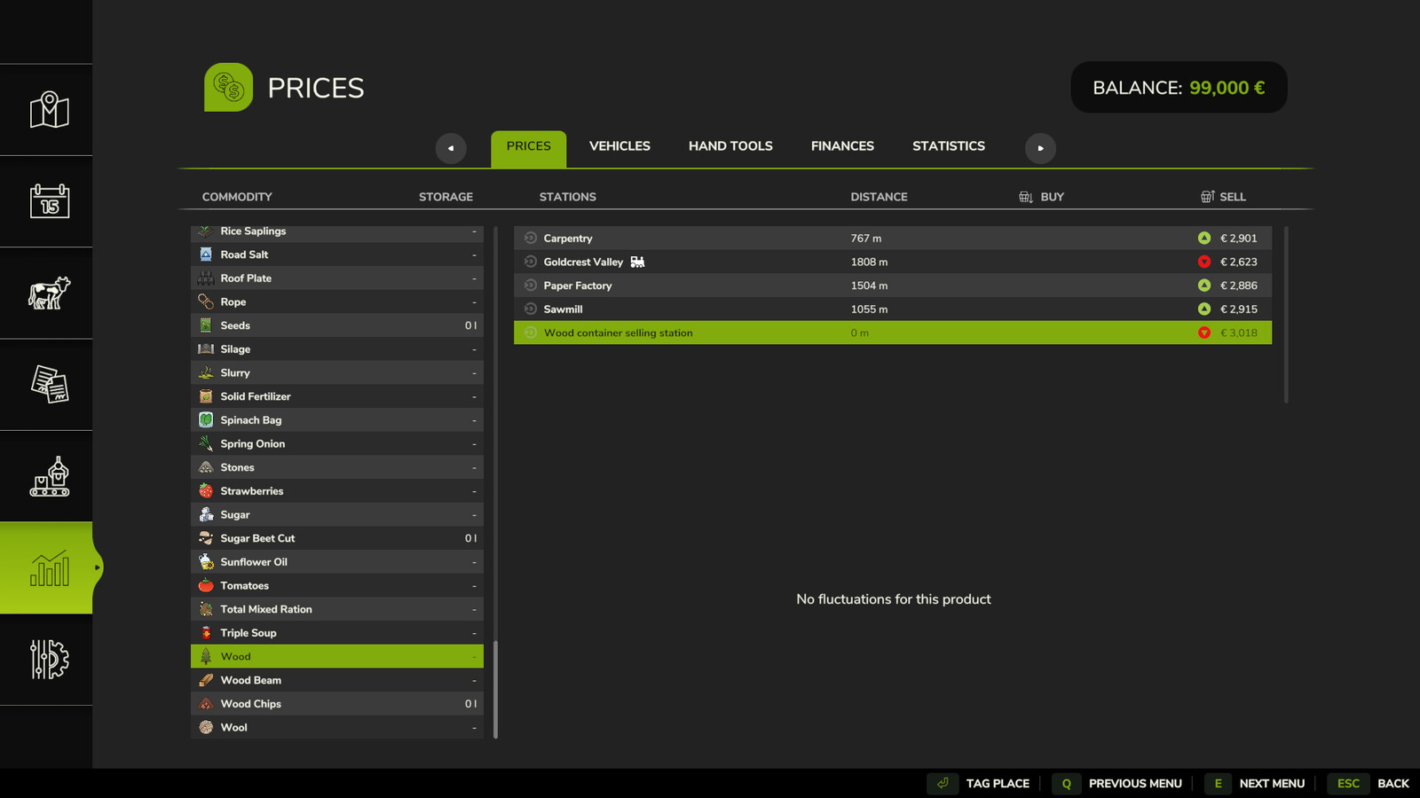 Wood Container Selling Station