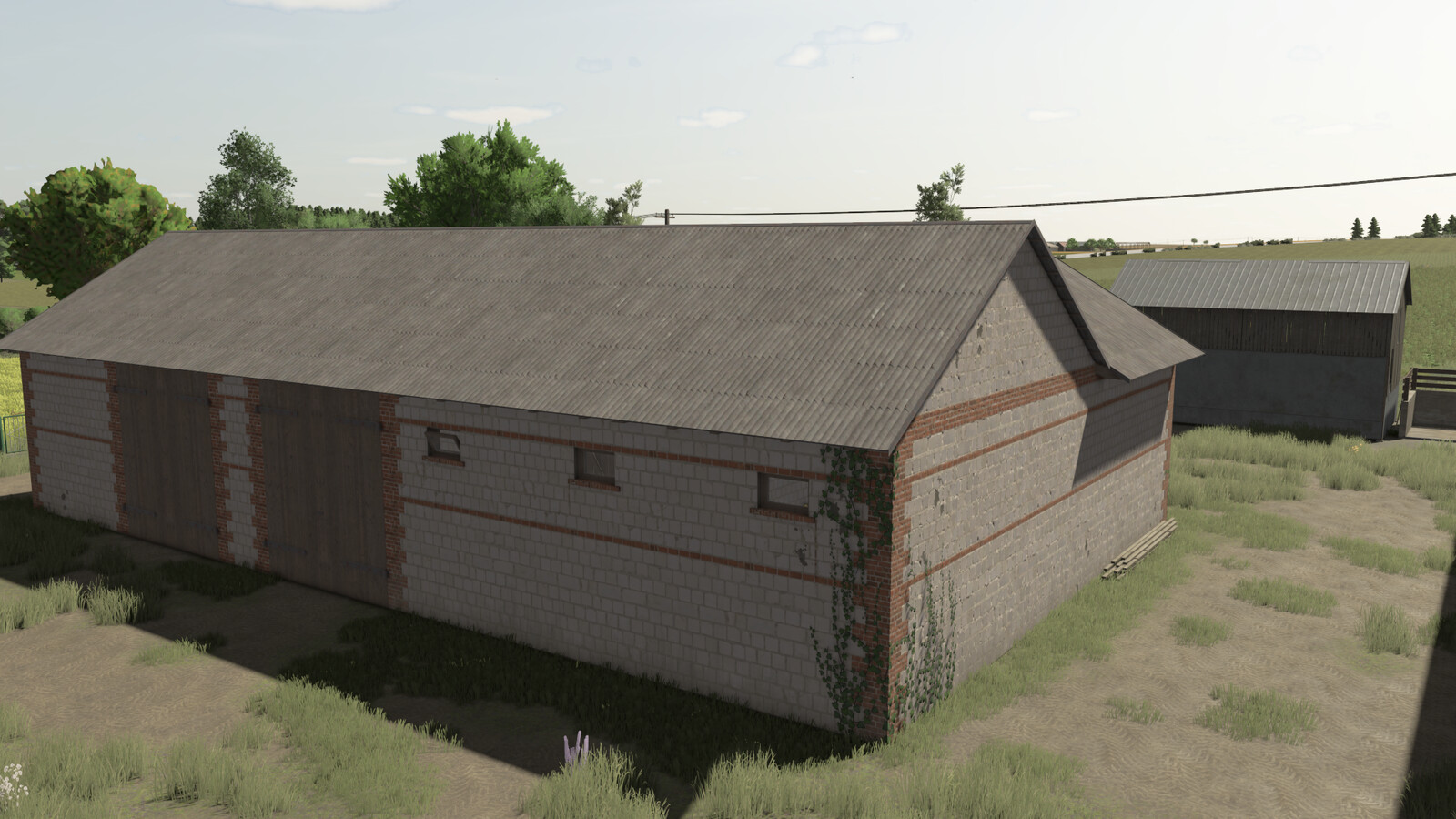 Concrete Block Garage