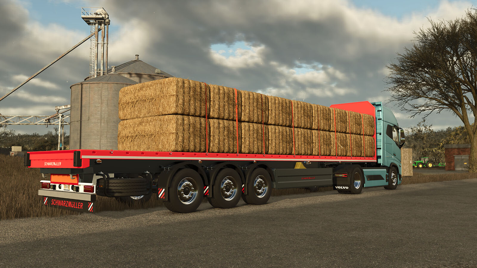 Schwarzmüller Flatbed Semi Trailer