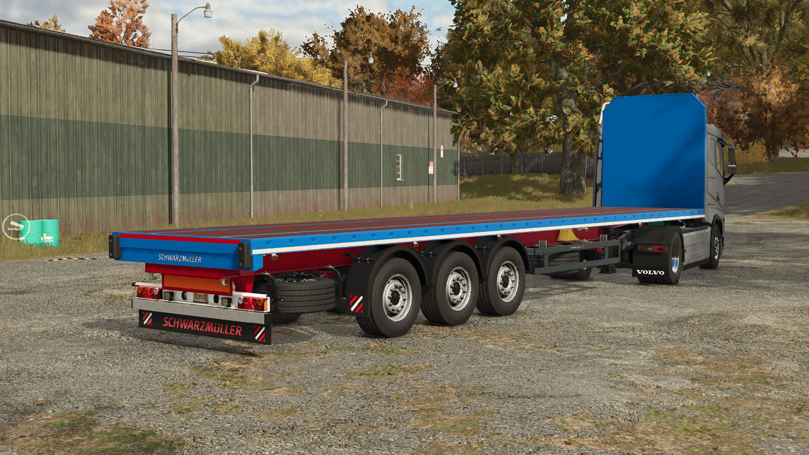 Schwarzmüller Flatbed Semi Trailer