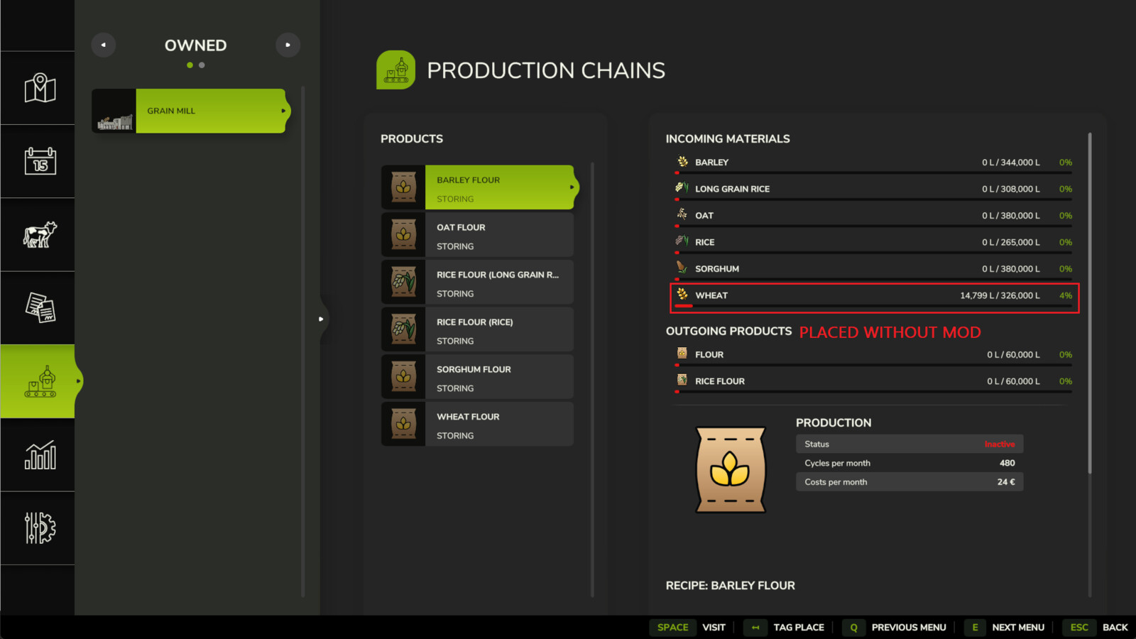 Disable Production Storage Extension