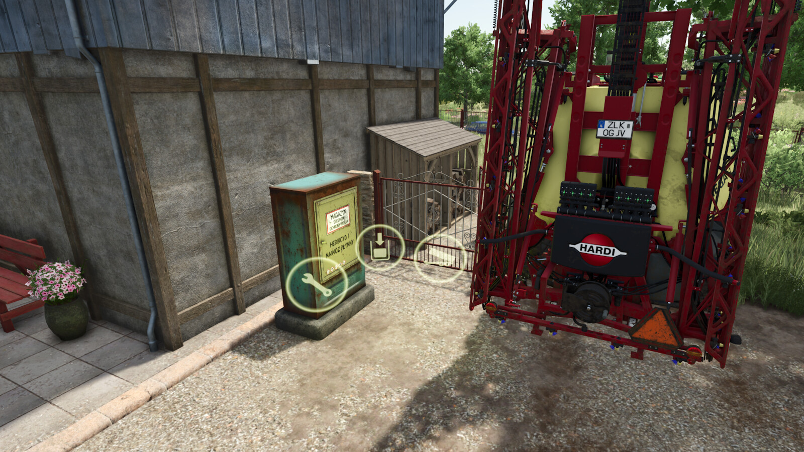 Old Polish Herbicide And Fertilizer Tank