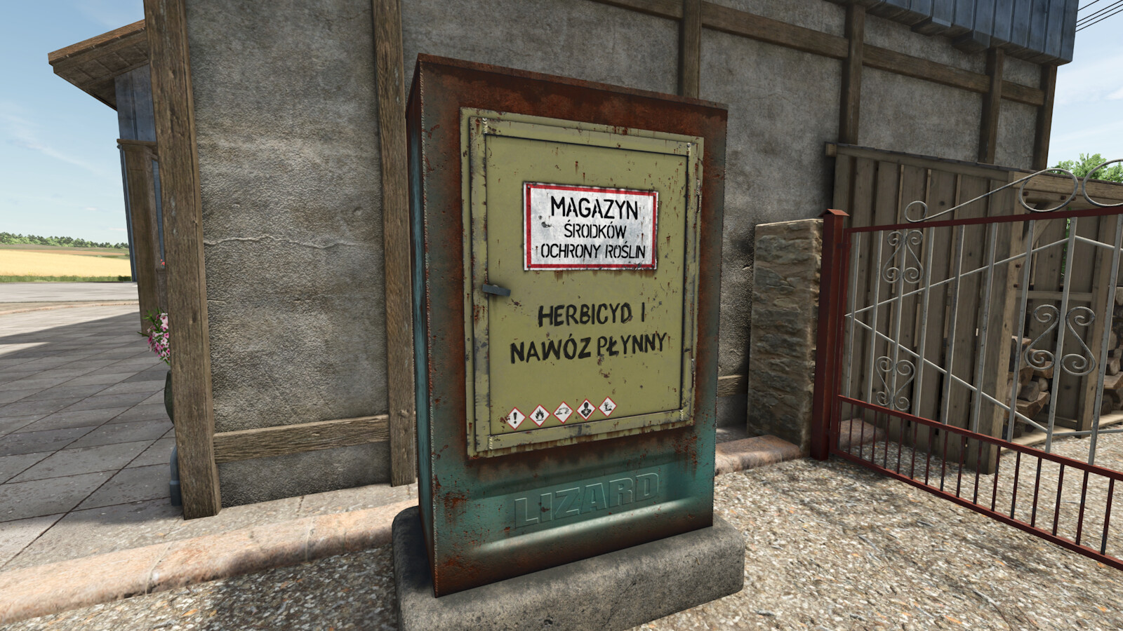 Old Polish Herbicide And Fertilizer Tank