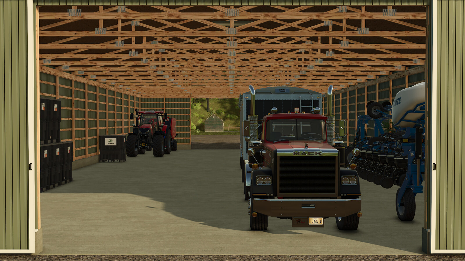 55x115 Post Frame Cold Storage