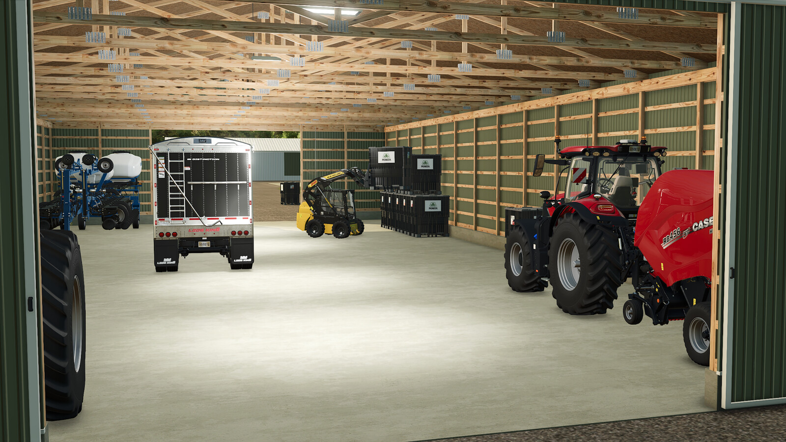 55x115 Post Frame Cold Storage