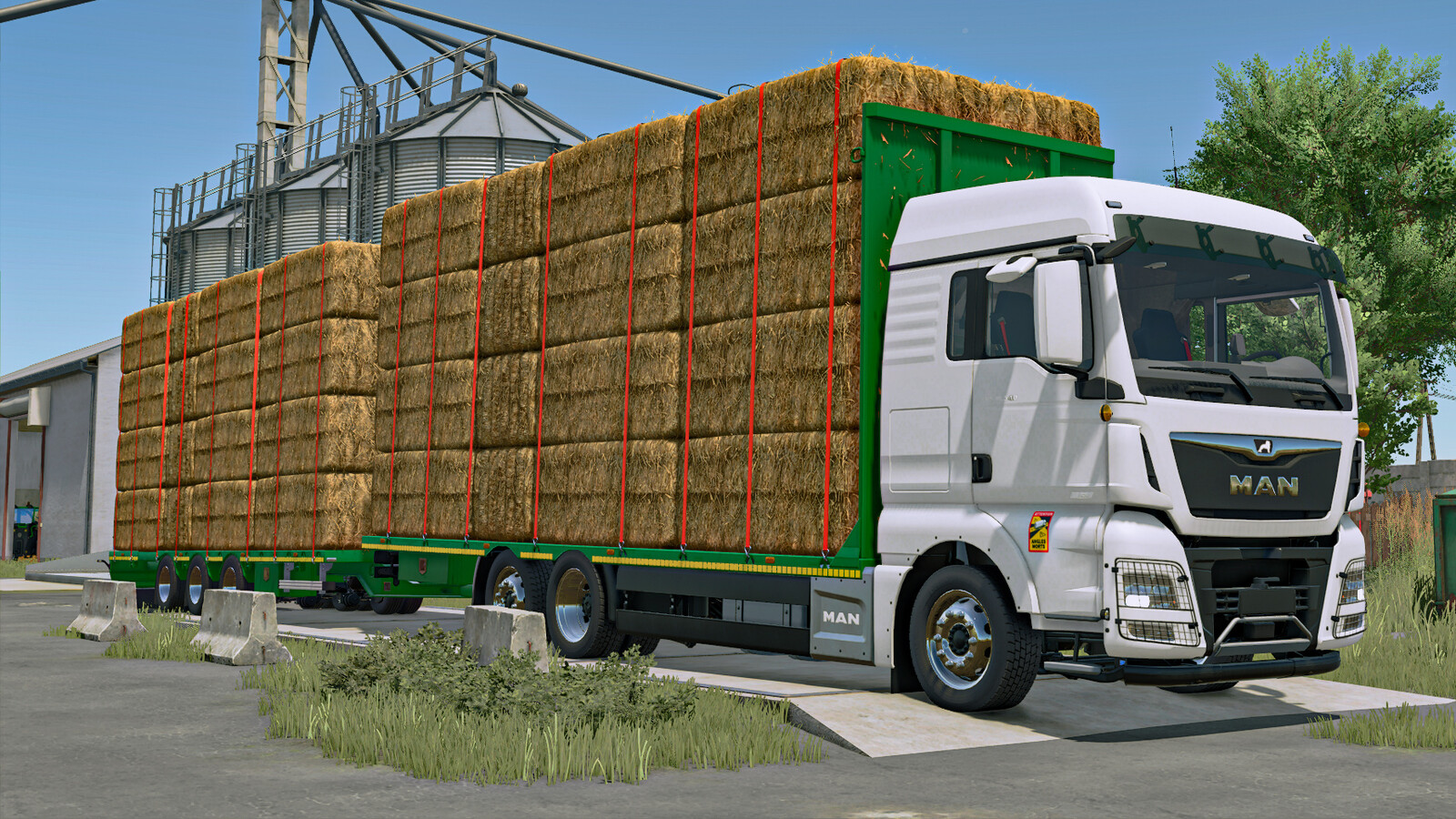 MAN TGX 6x2 Straw Bale