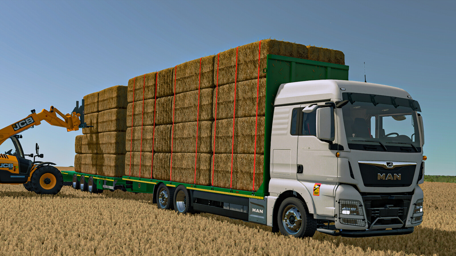 MAN TGX 6x2 Straw Bale