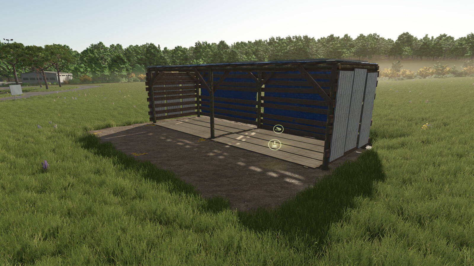 Small Rustic Bale Shed