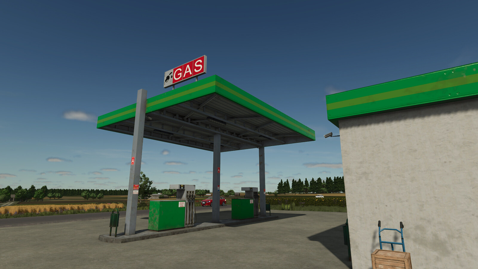 Placeable Gas Station