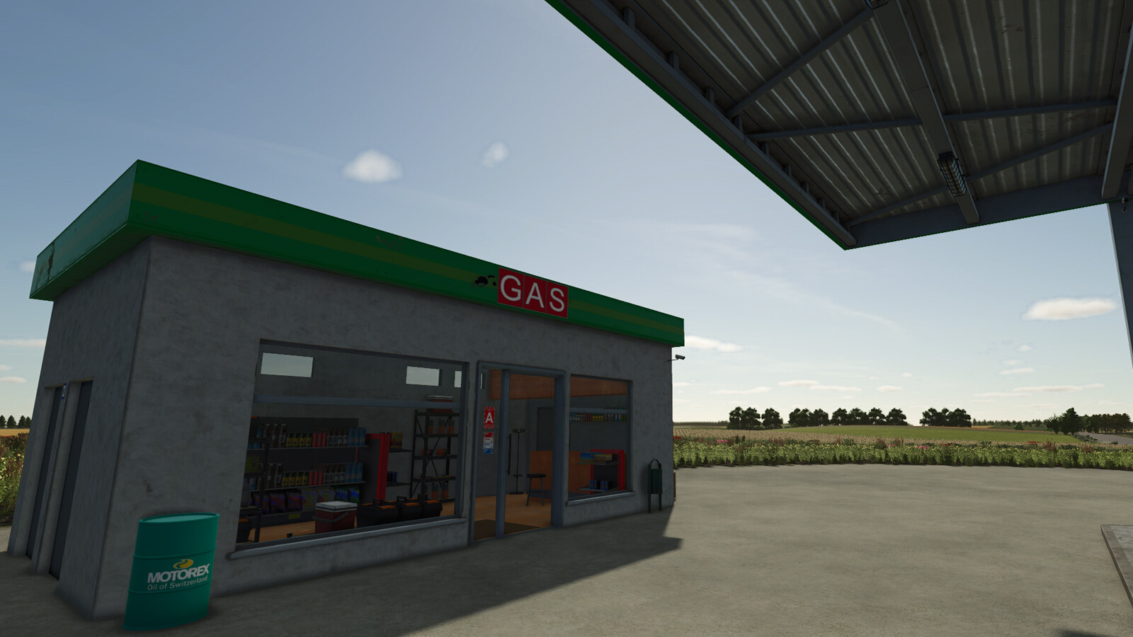 Placeable Gas Station
