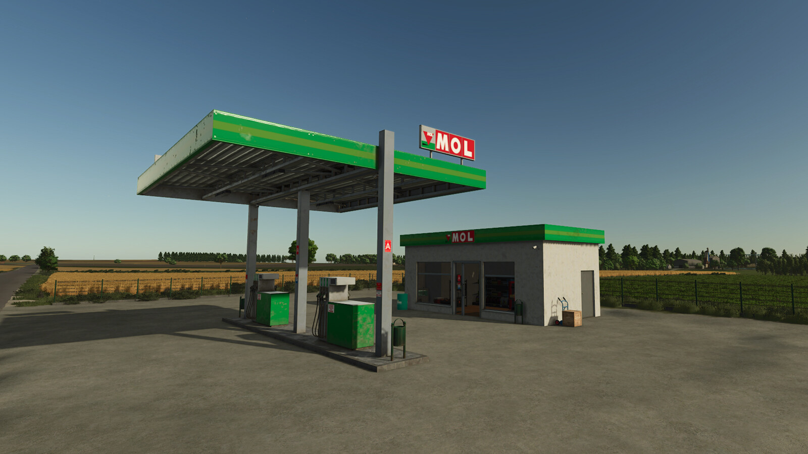 Placeable Gas Station