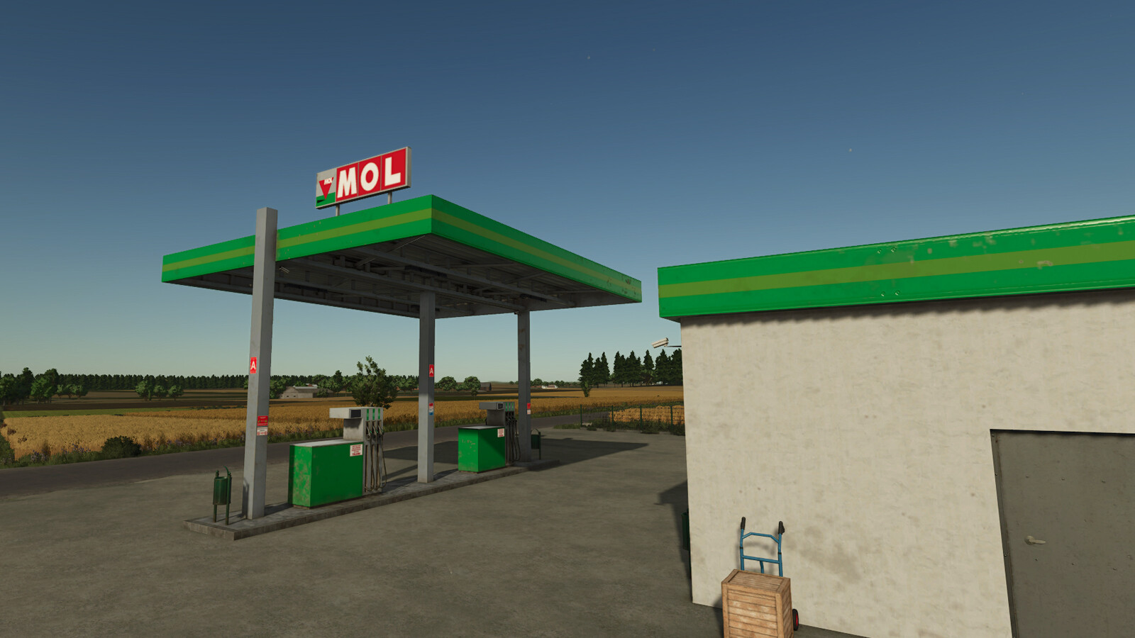 Placeable Gas Station