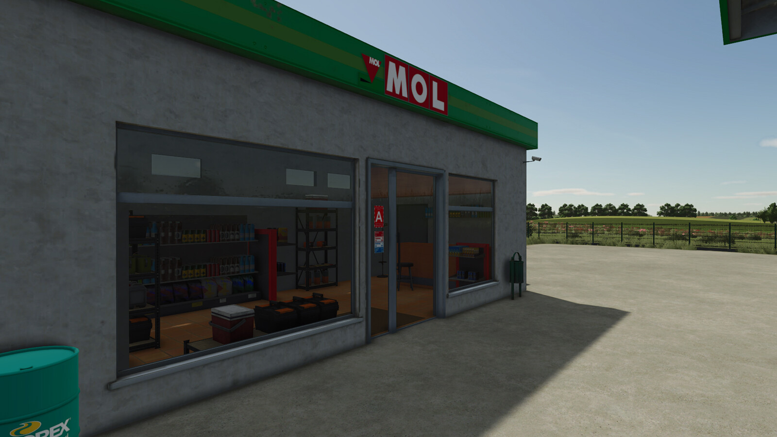 Placeable Gas Station