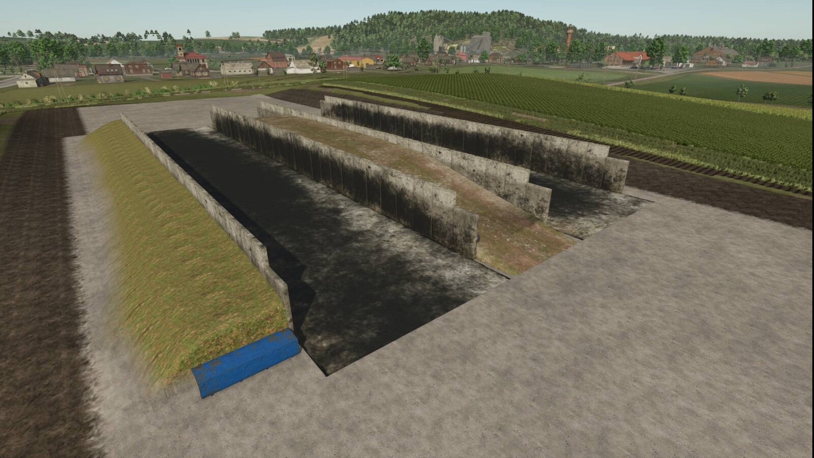 Bunker Silo Bale Storage