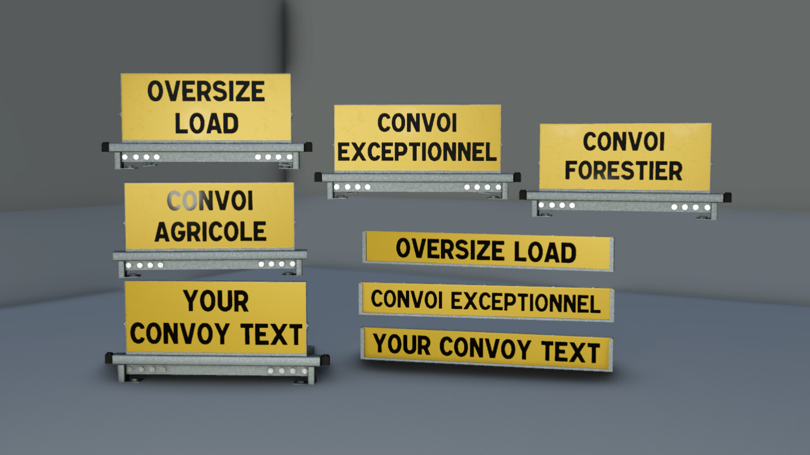 Convoi Sign Pack (Prefab*)