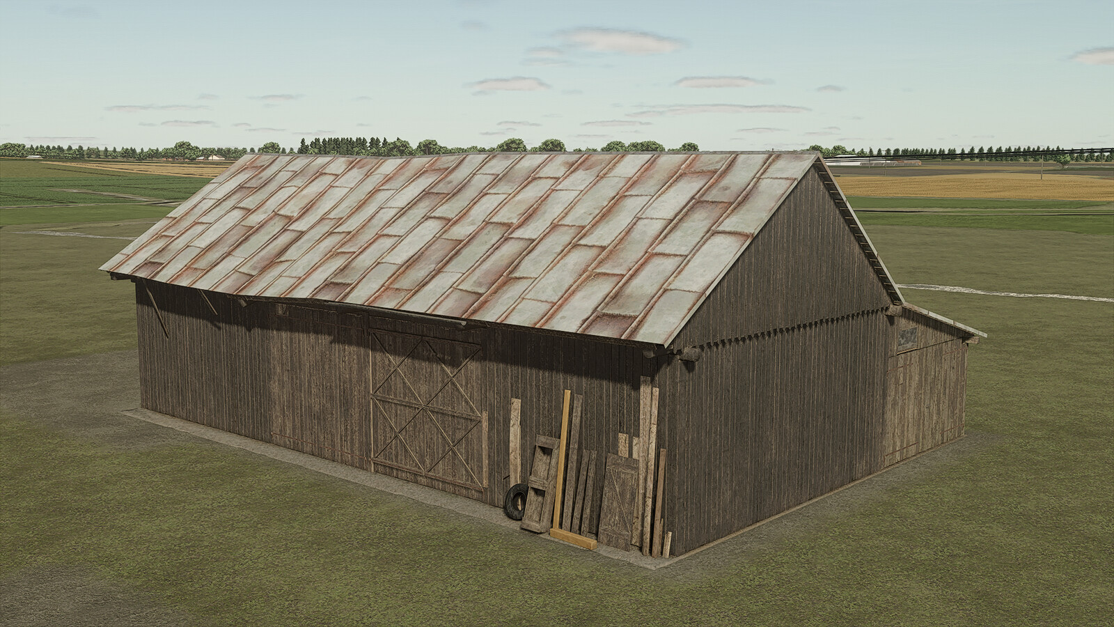 Wood Cow Barn