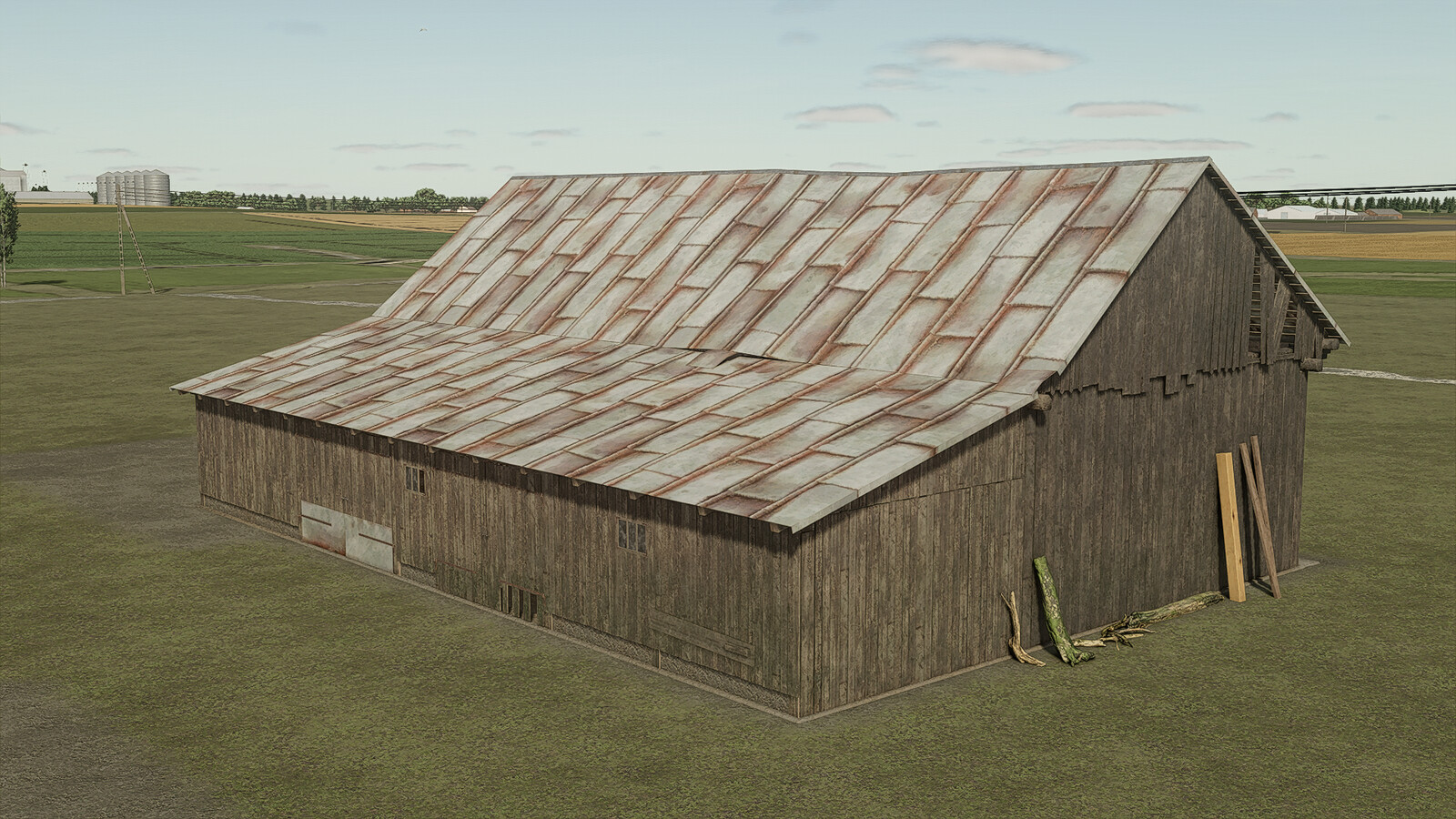 Wood Cow Barn