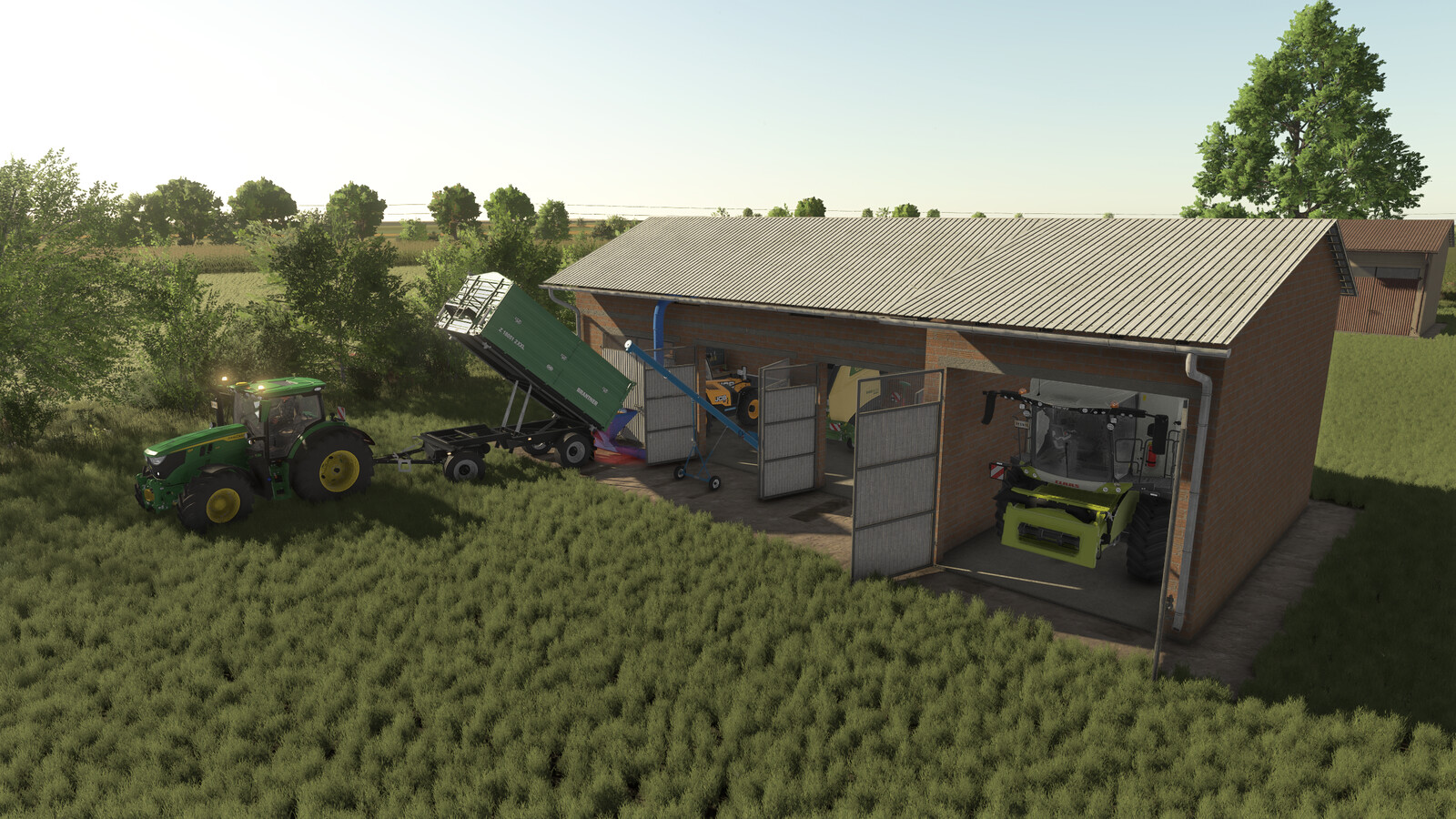 Silo With Garage