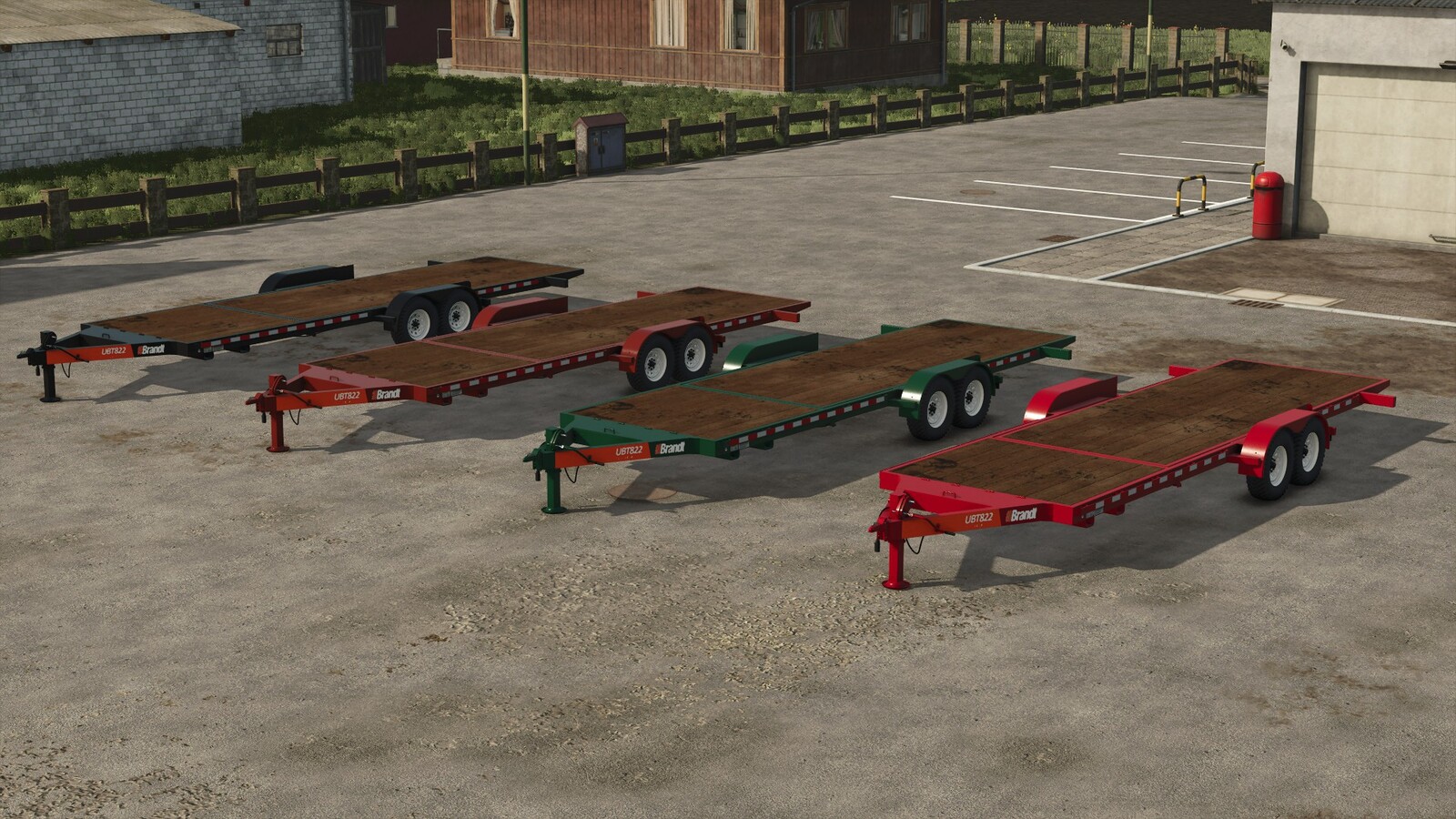 Brandt UBT822 Tilt-Deck Trailer