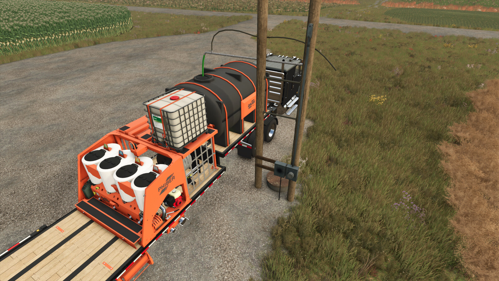 Phiber Dash Chemical Mixing