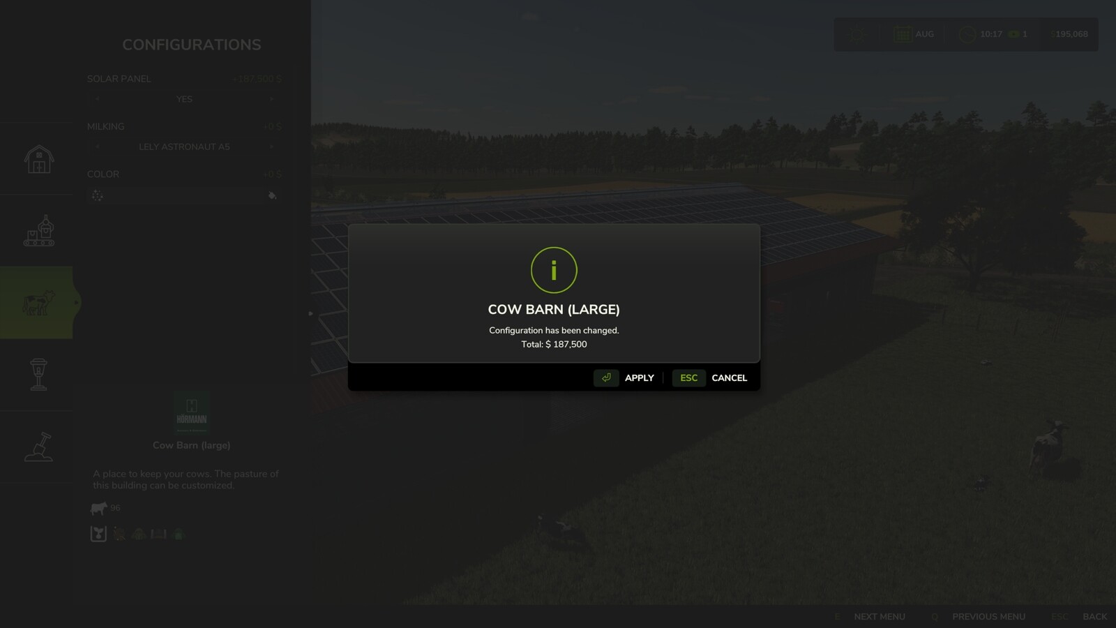 Construction Screen Extension