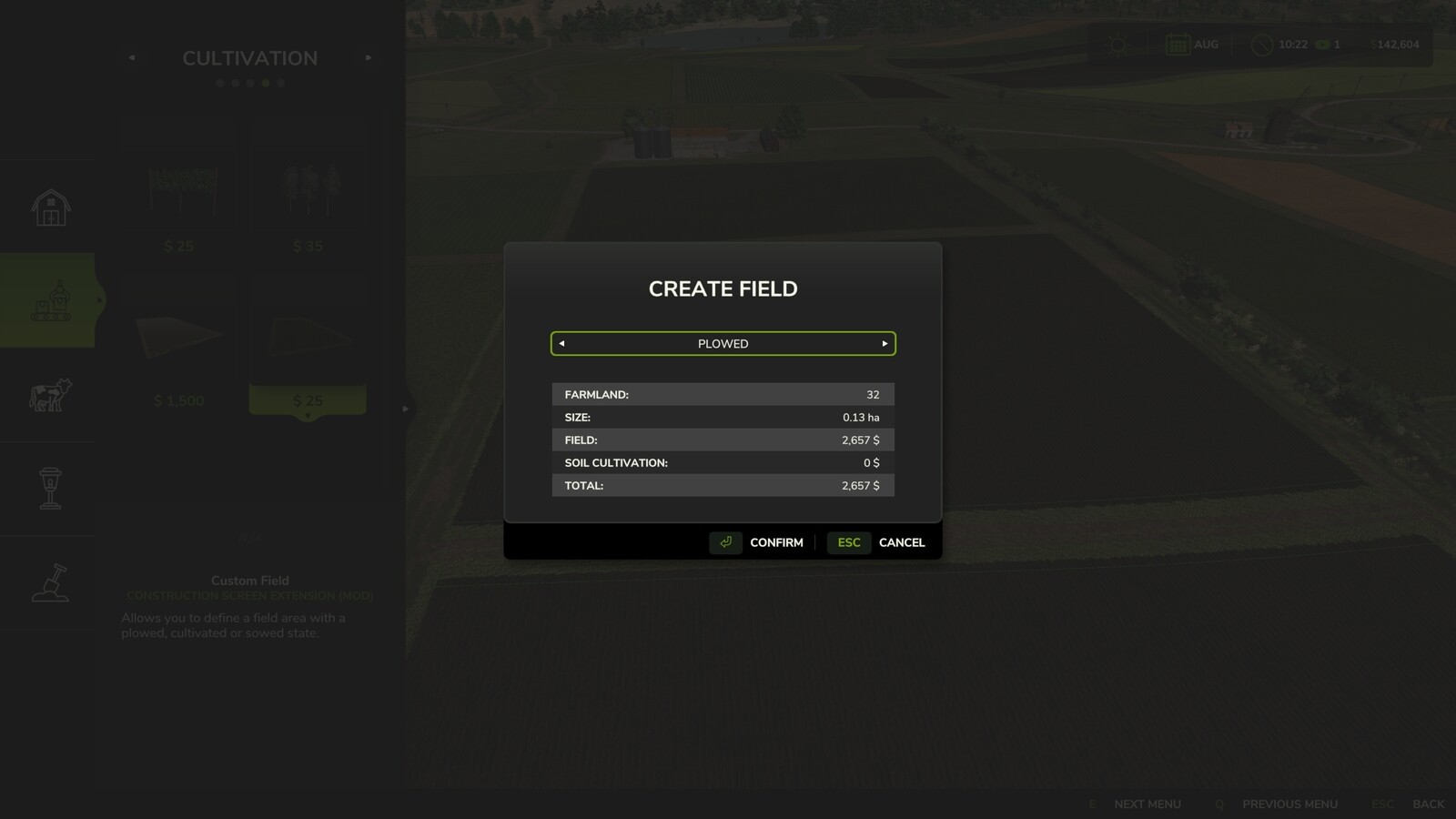 Construction Screen Extension