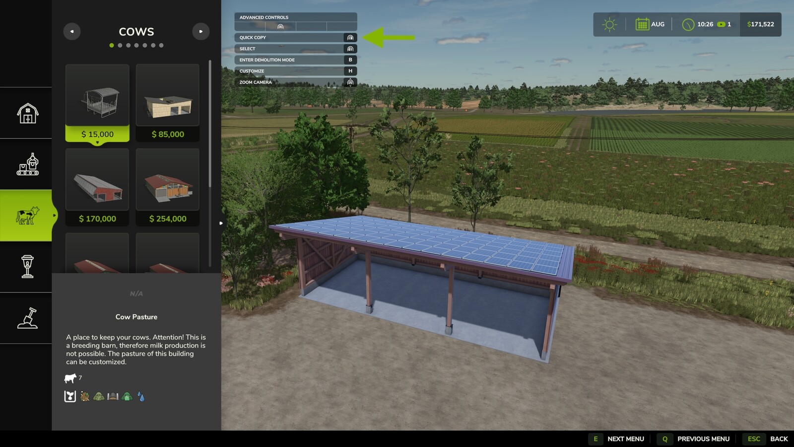 Construction Screen Extension