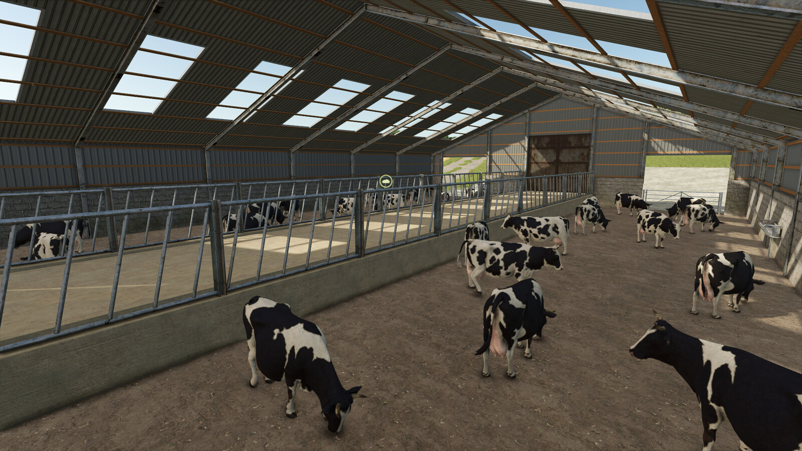 Large UK Indoor Cow Barn