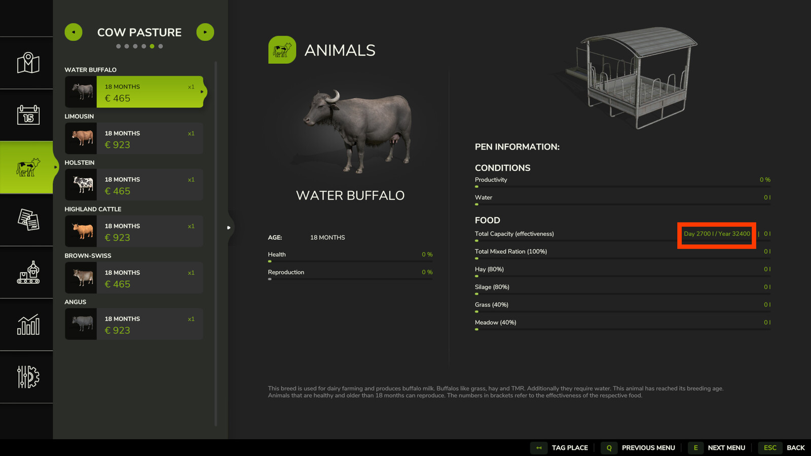 Animal Food Calculator