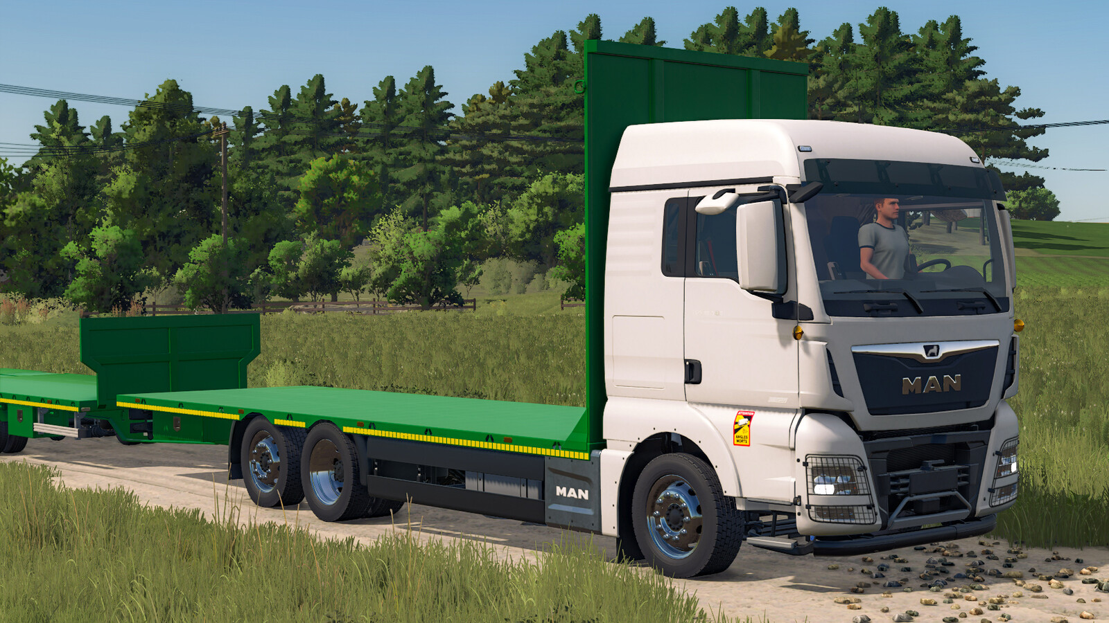 MAN TGX 6x2 Straw Bale