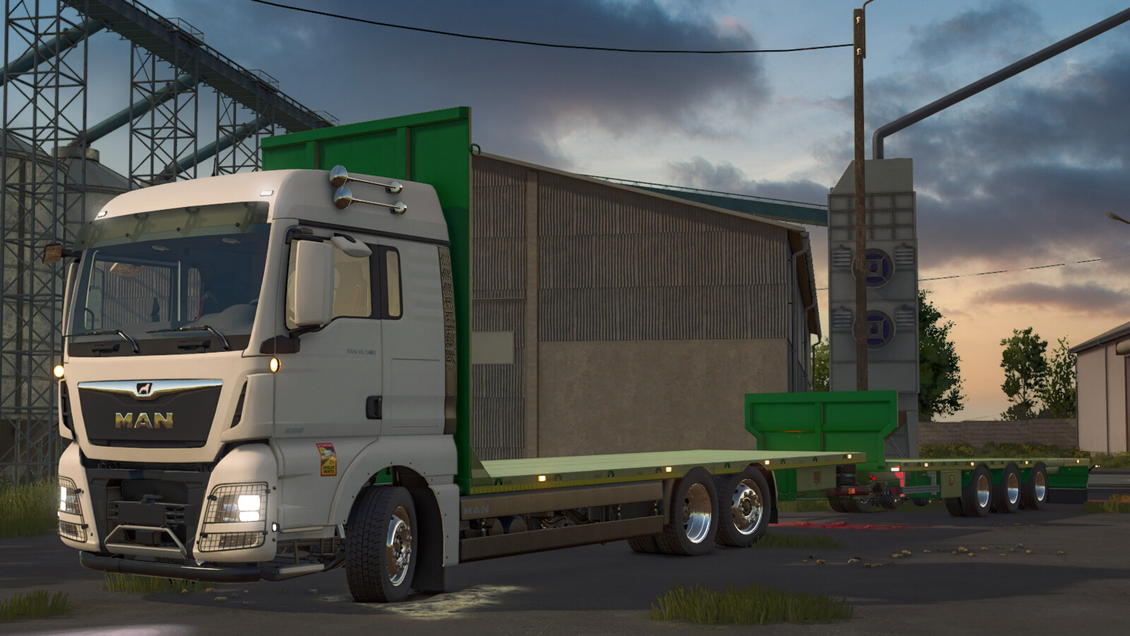 MAN TGX 6x2 Straw Bale