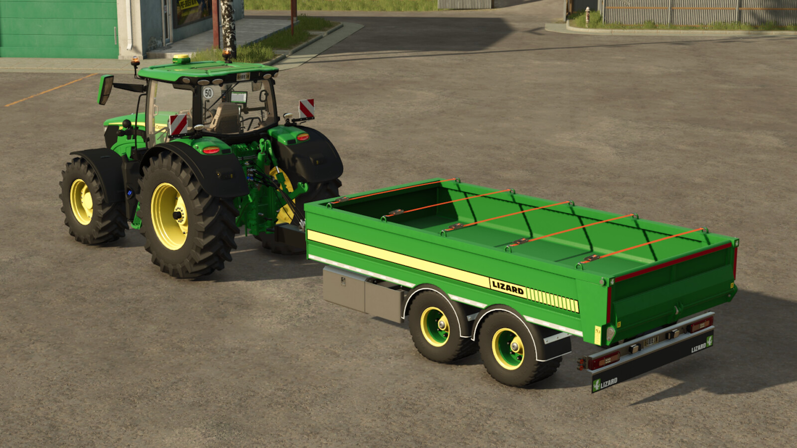 Lizard gravel trailer