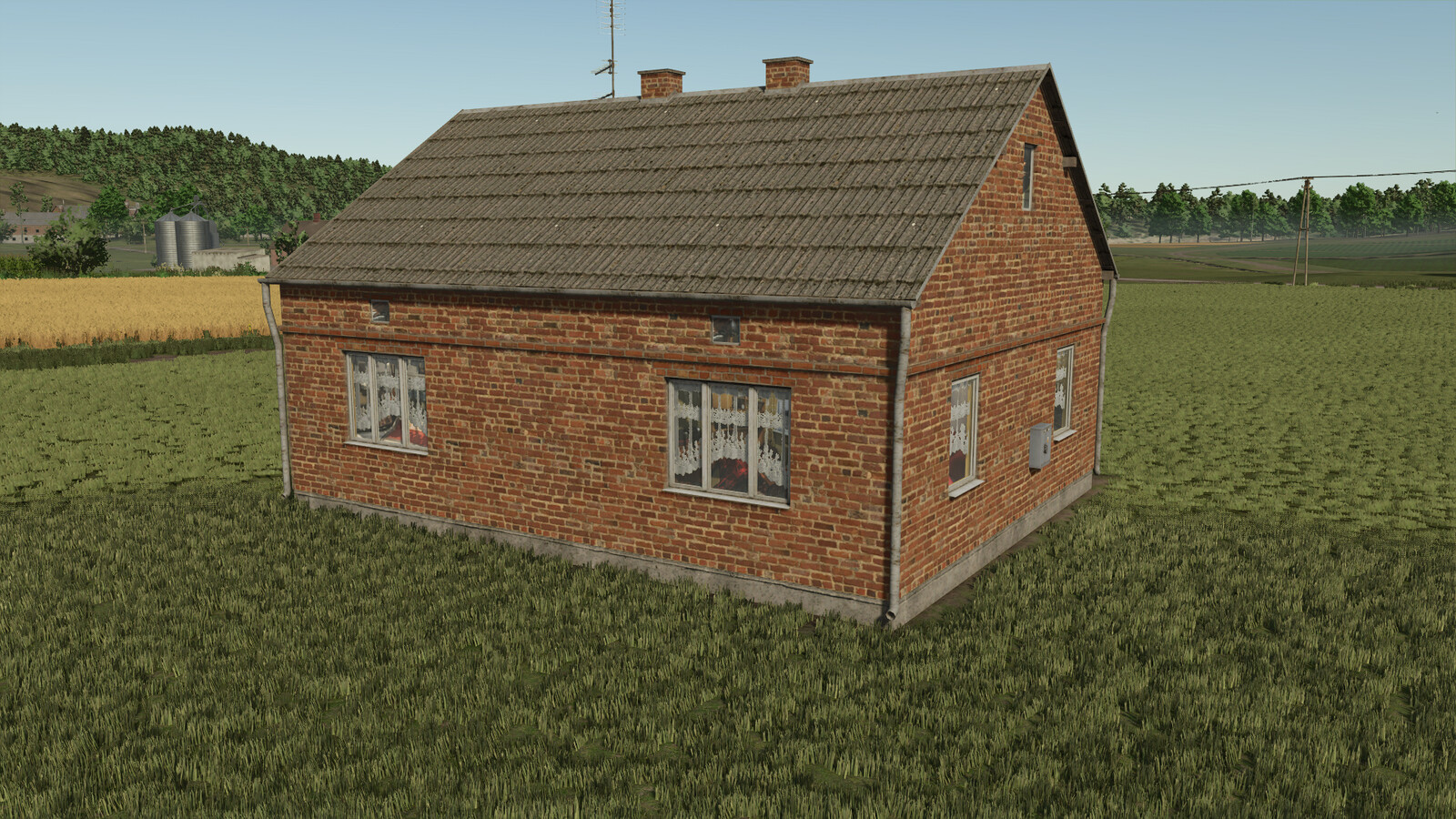 Small Red Brick House