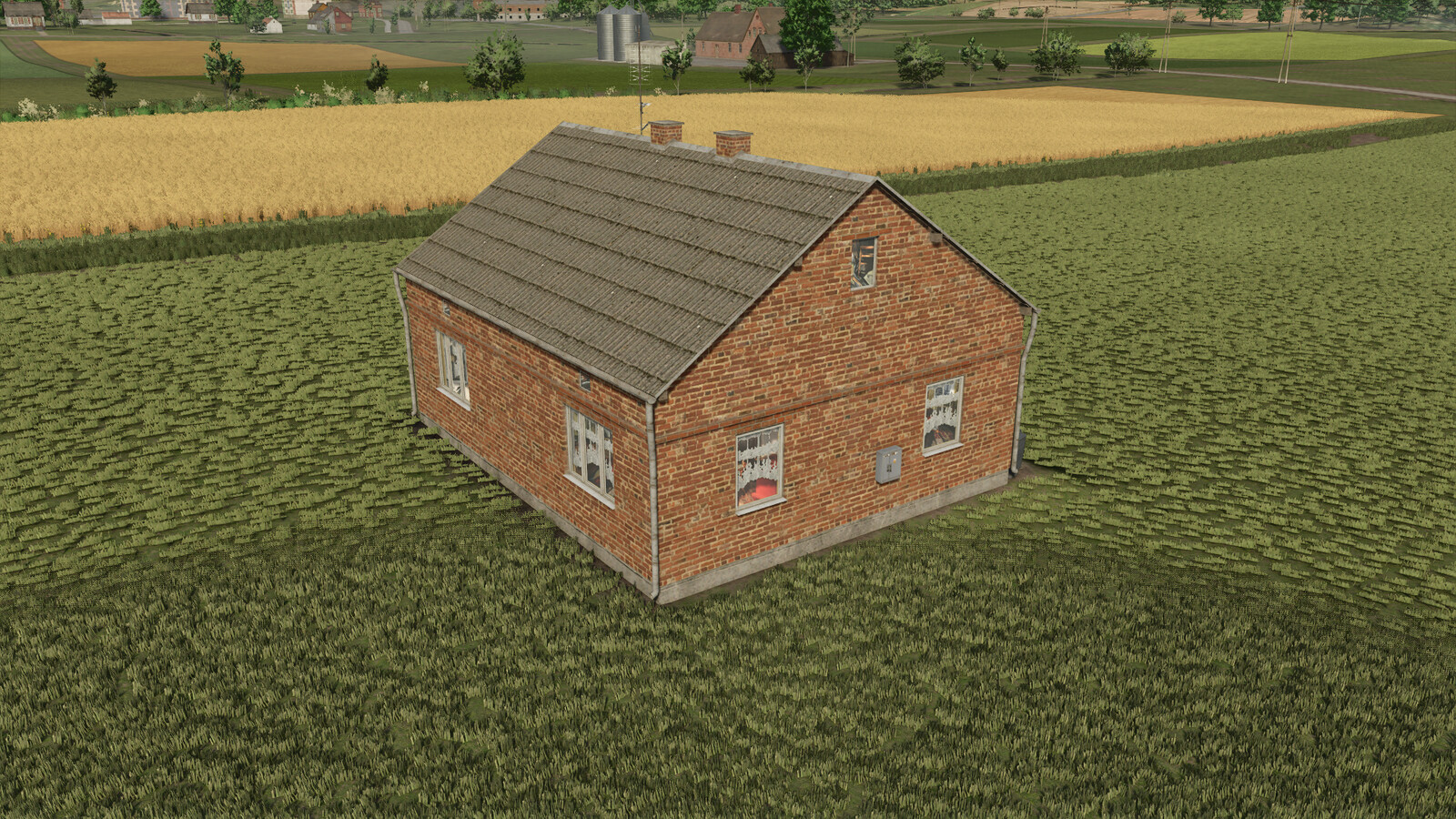 Small Red Brick House