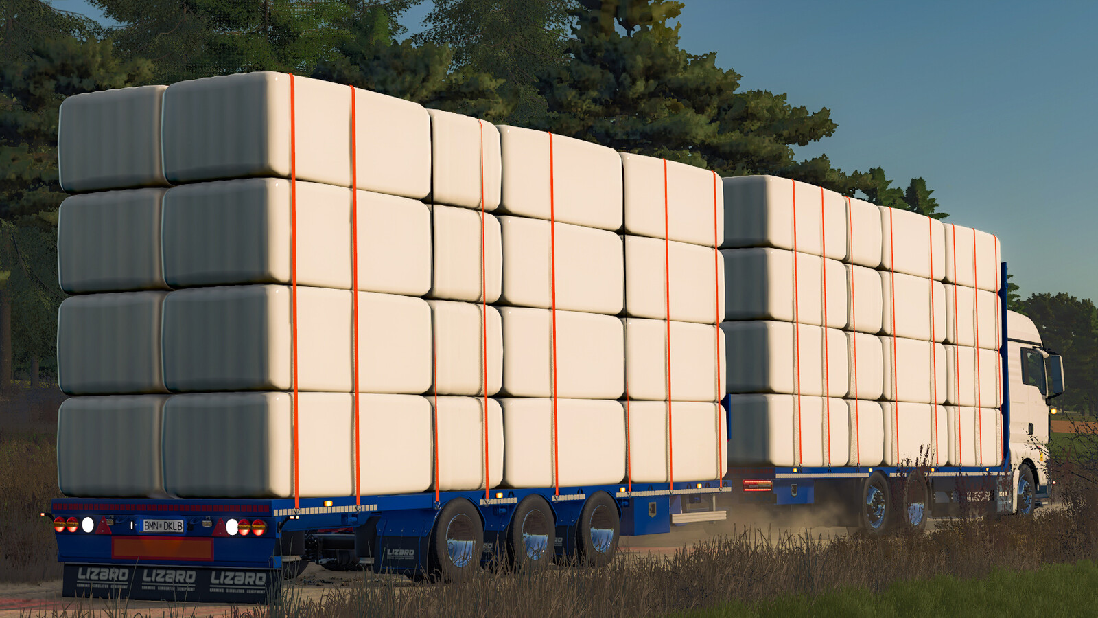 Lizard Straw Transport Trailer