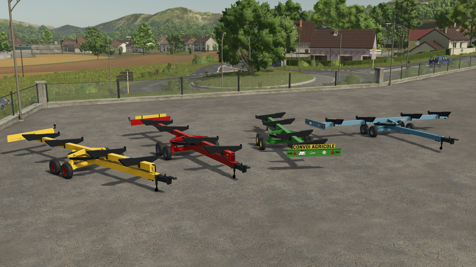 Cochet Turntable Cutter Trailer