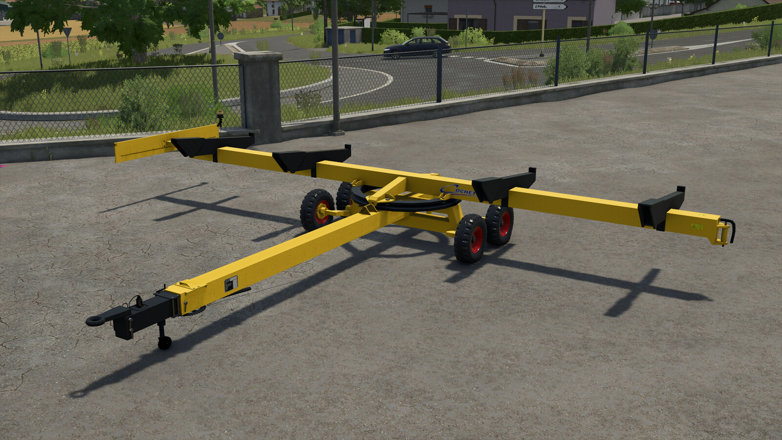 Cochet Turntable Cutter Trailer
