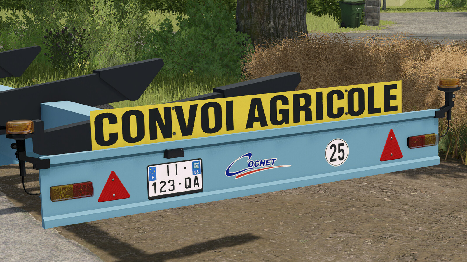 Cochet Turntable Cutter Trailer