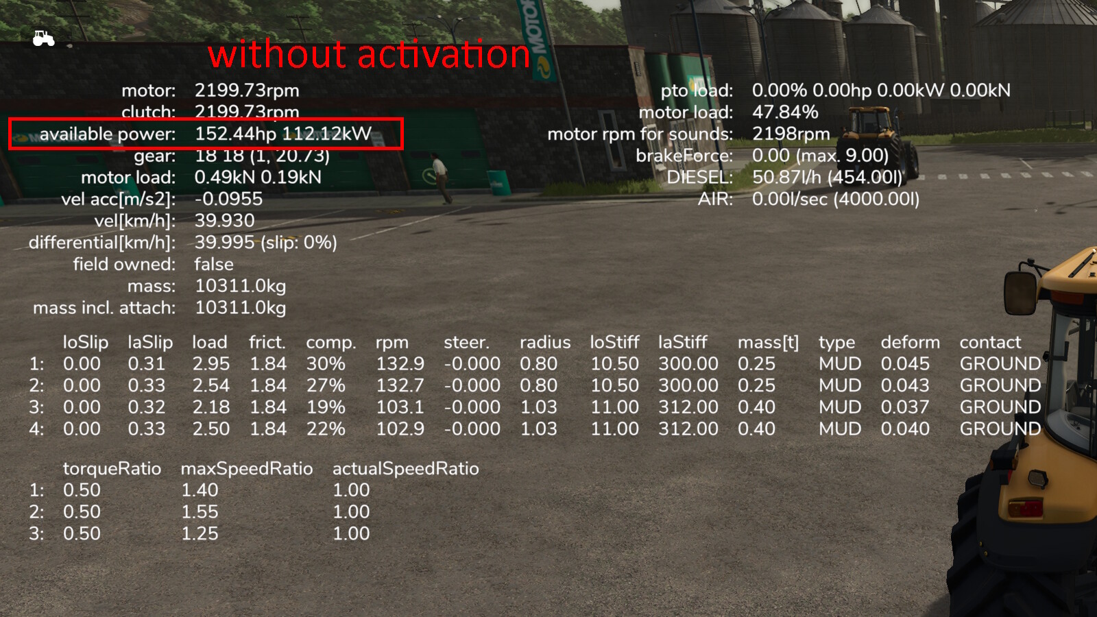 Adjustable Engine Power