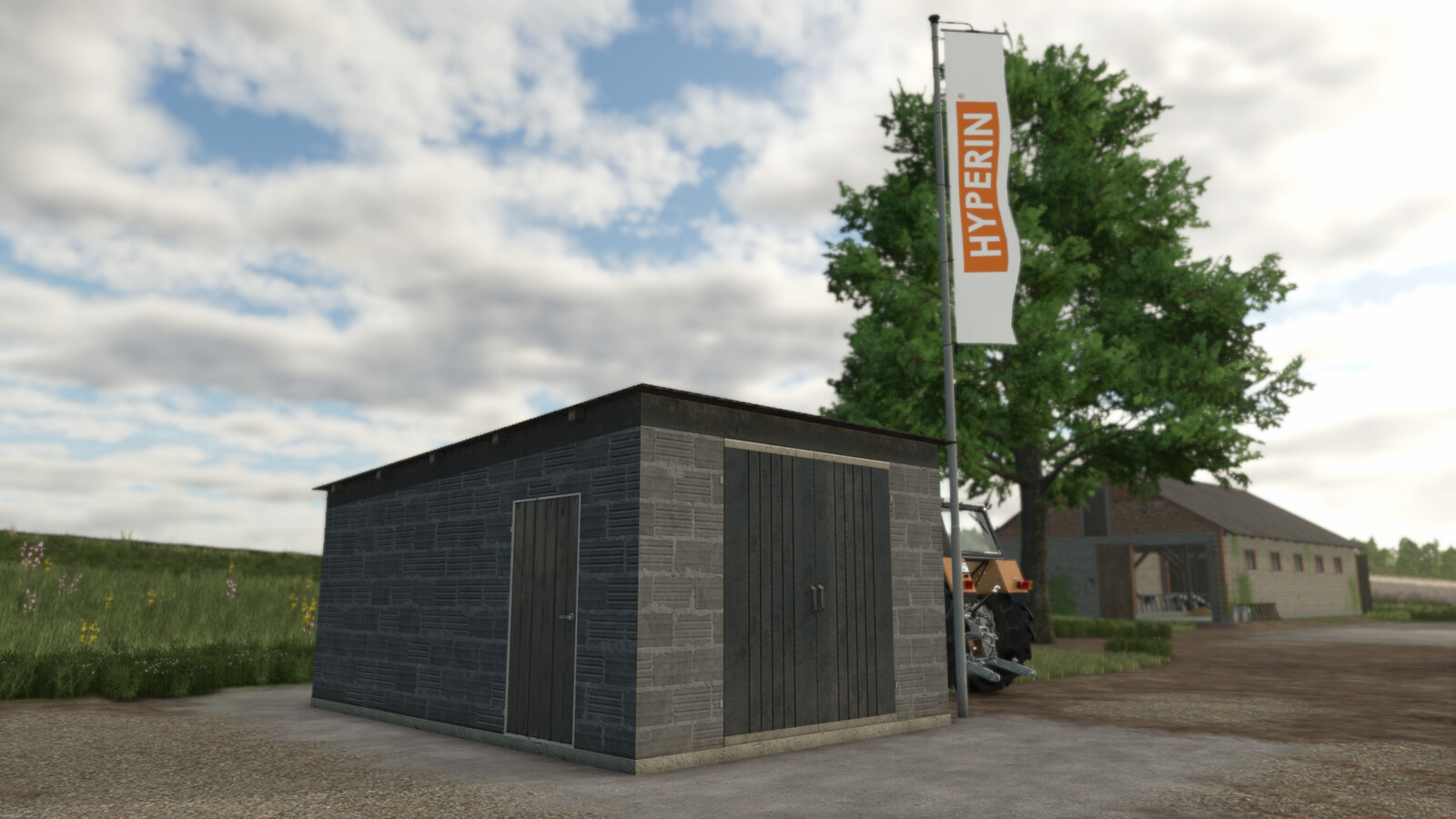 HYPERIN Tool Shed With Pressure Washer