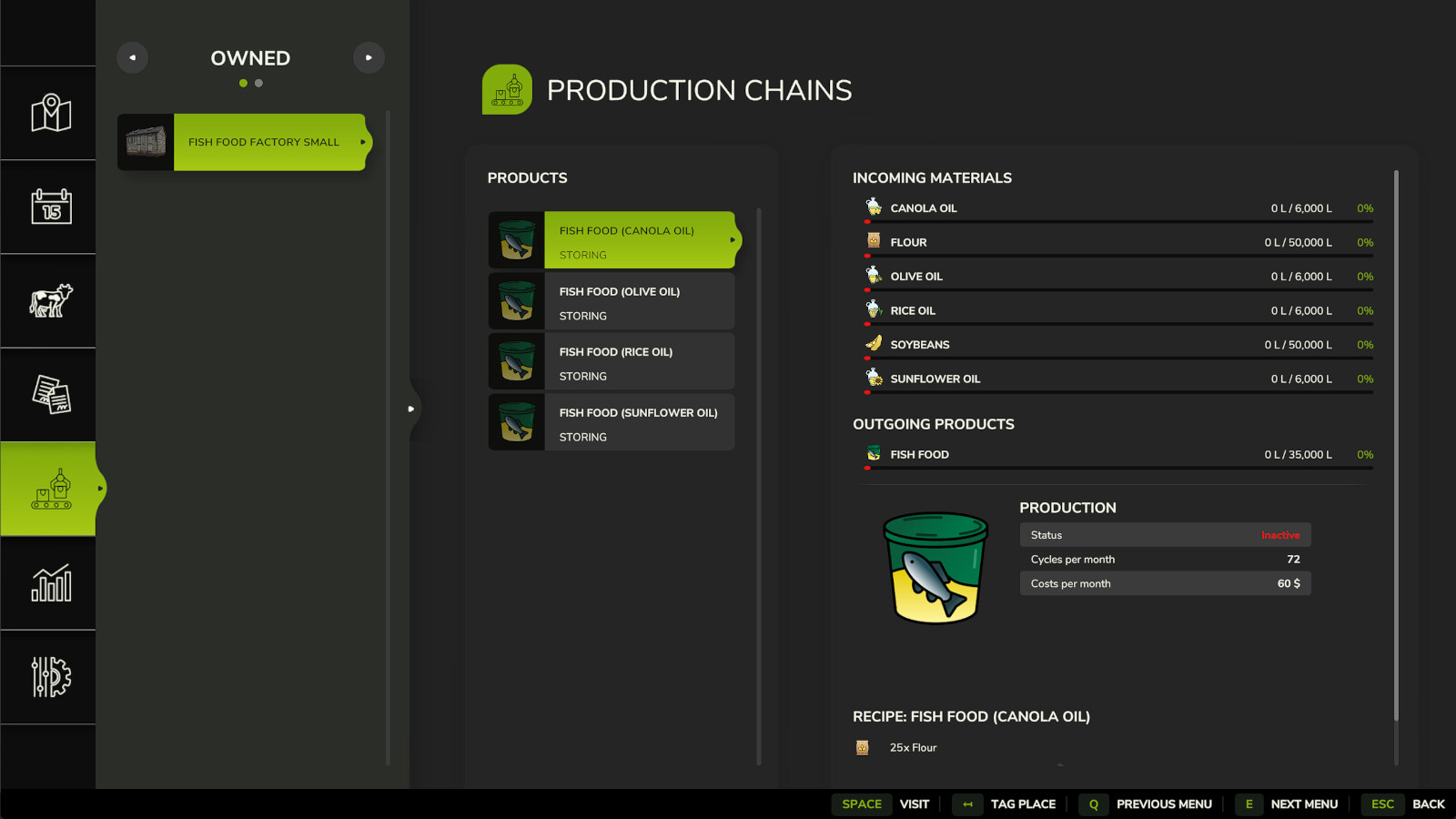 Fish Food Factory Small