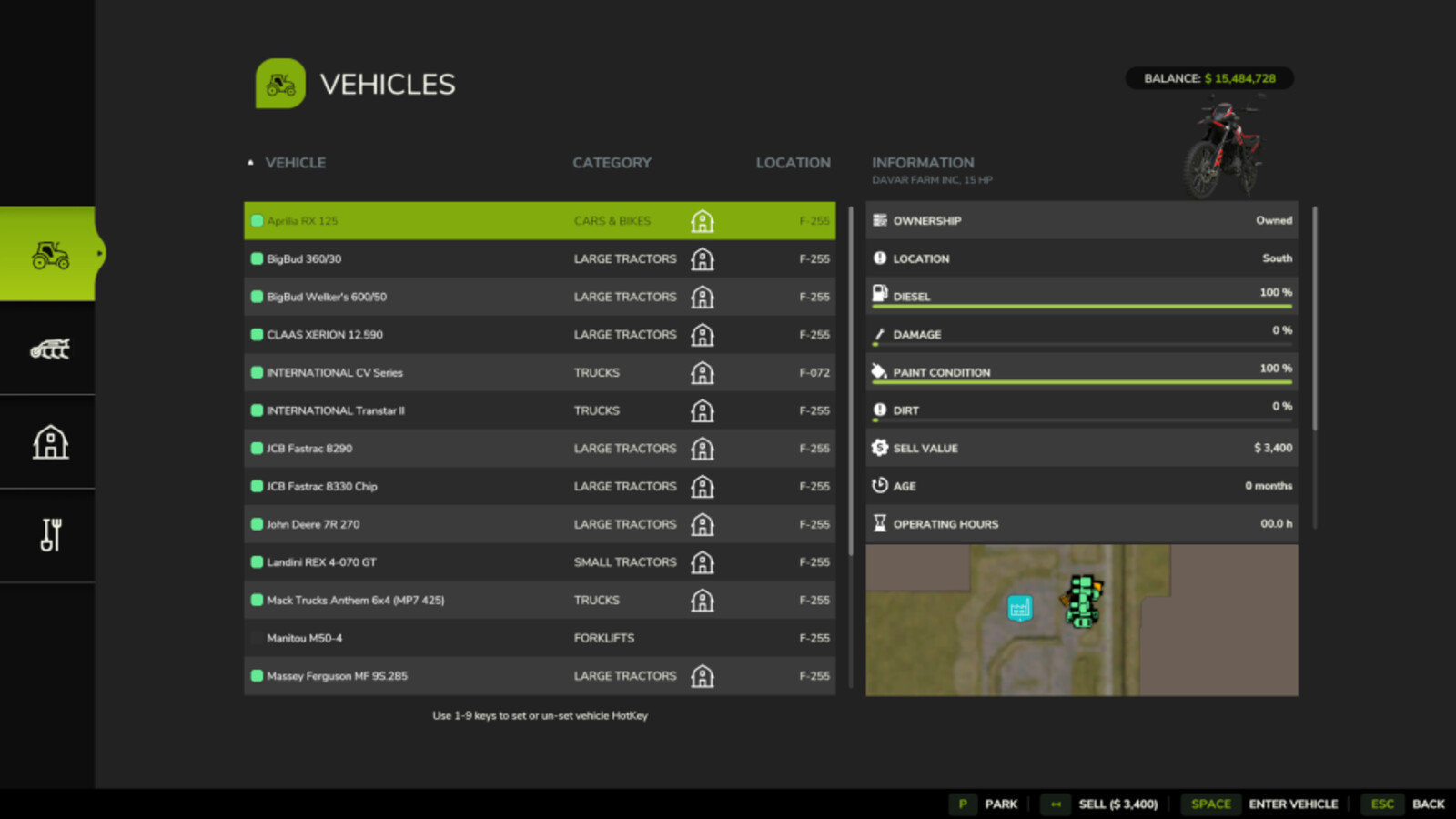 Advanced Farm Manager