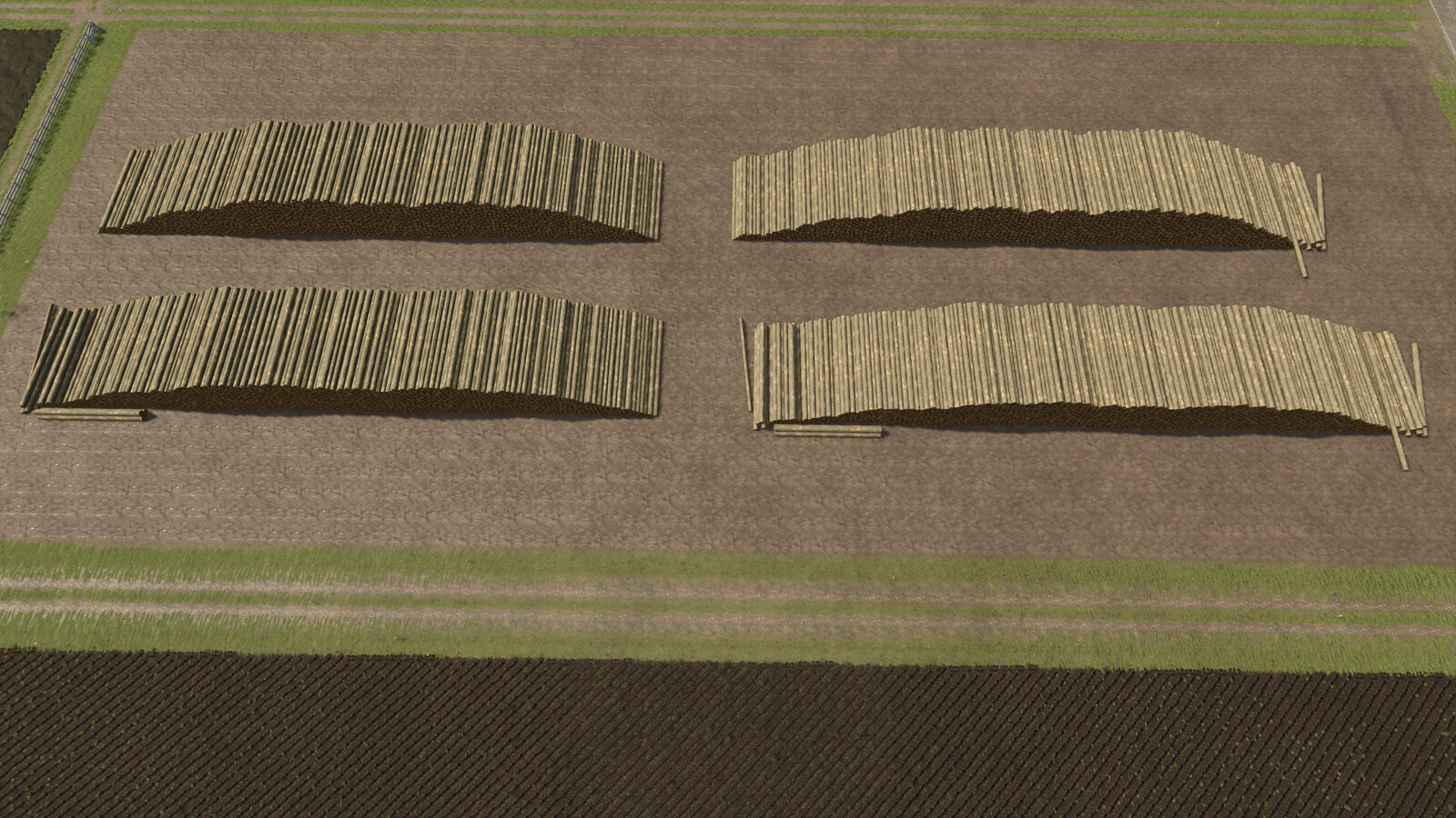 Sawmill Decoration Woodpiles