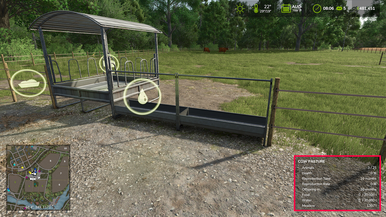 Dynamic Husbandry Capacity