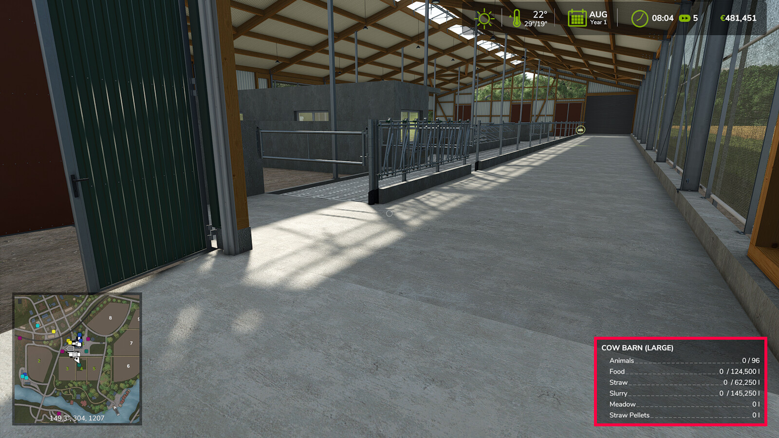 Dynamic Husbandry Capacity