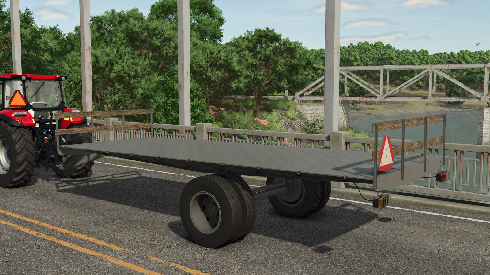 Homemade Bale Trailer