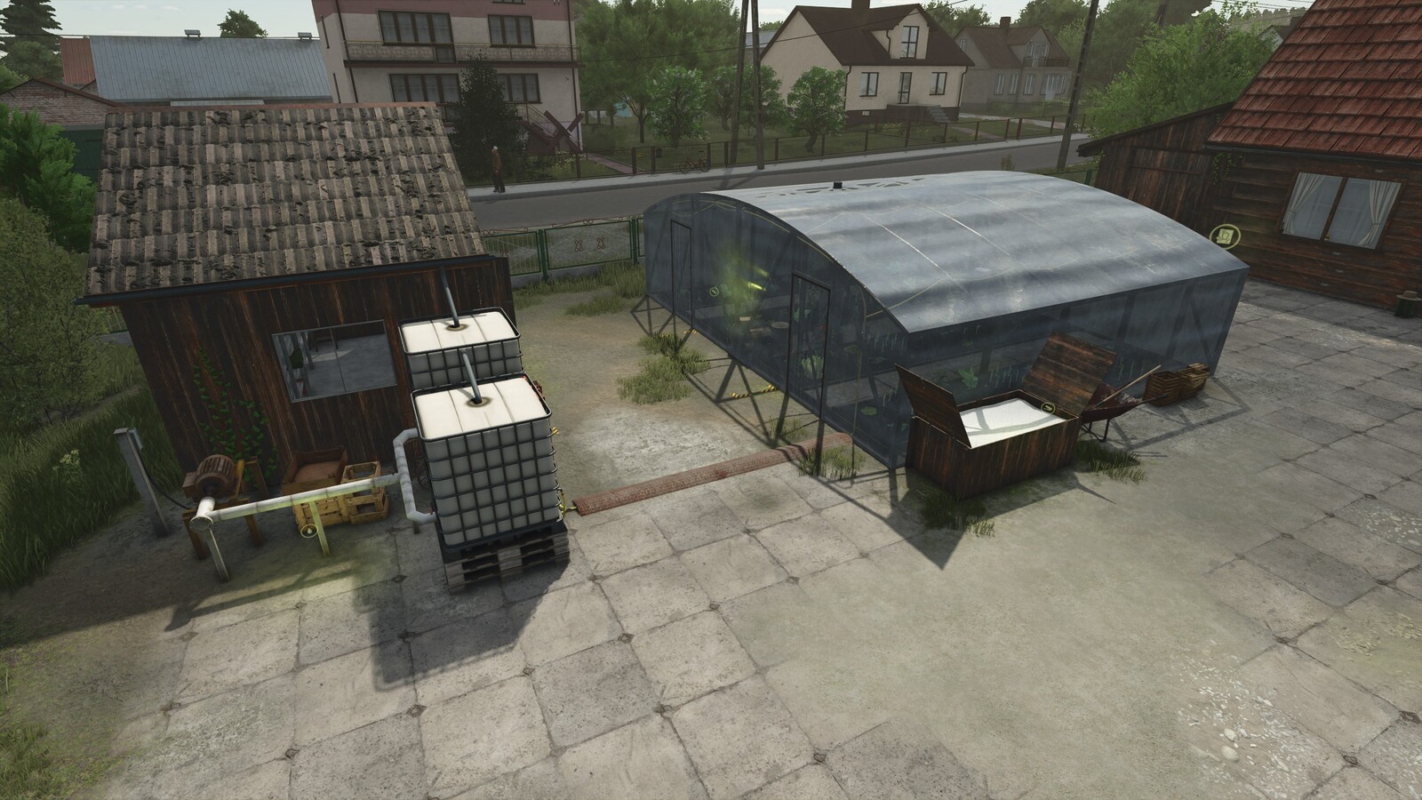 Greenhouse With Storage
