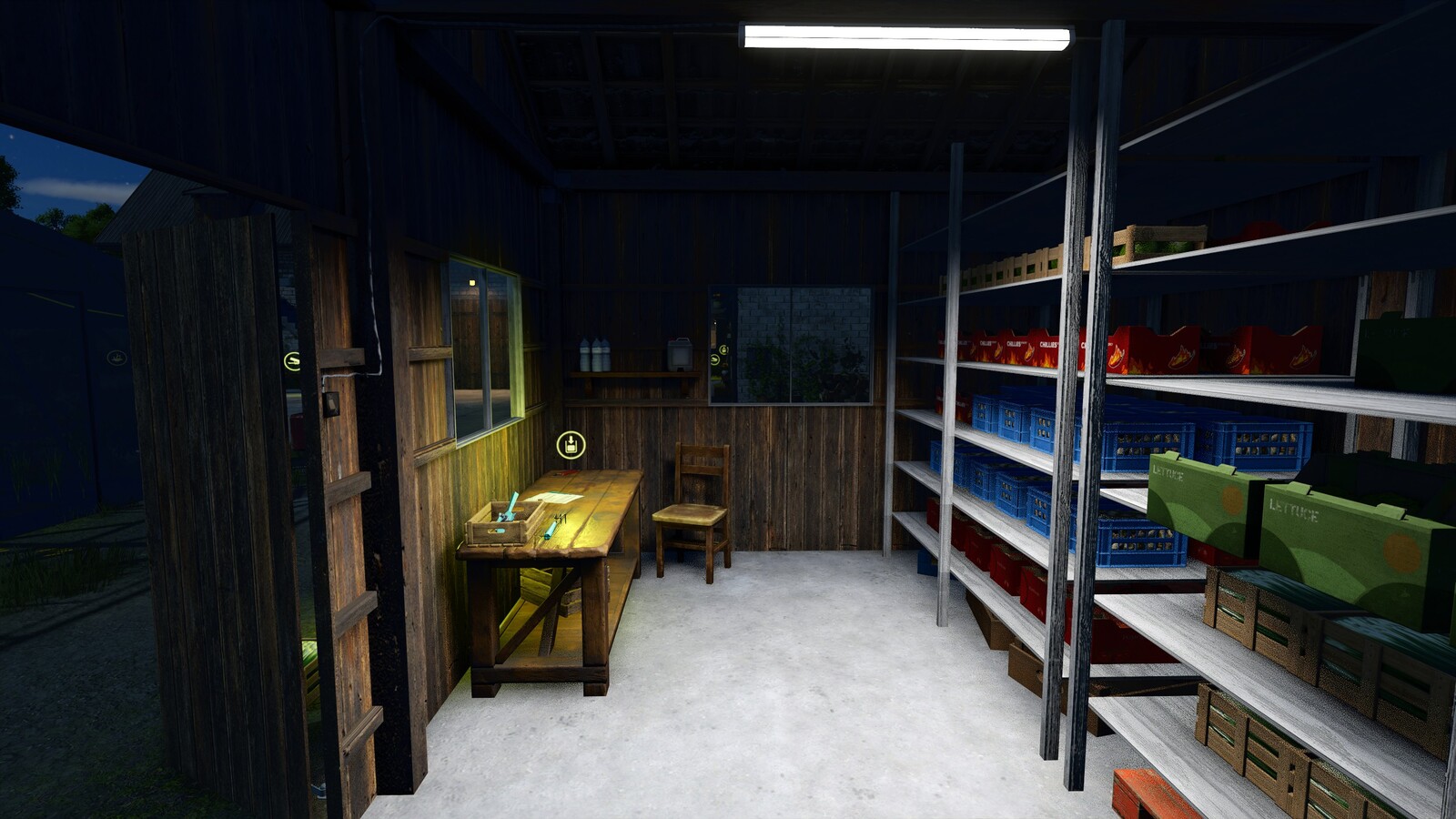 Greenhouse With Storage