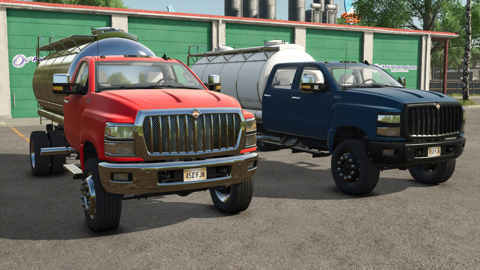 International CV Series Tanker